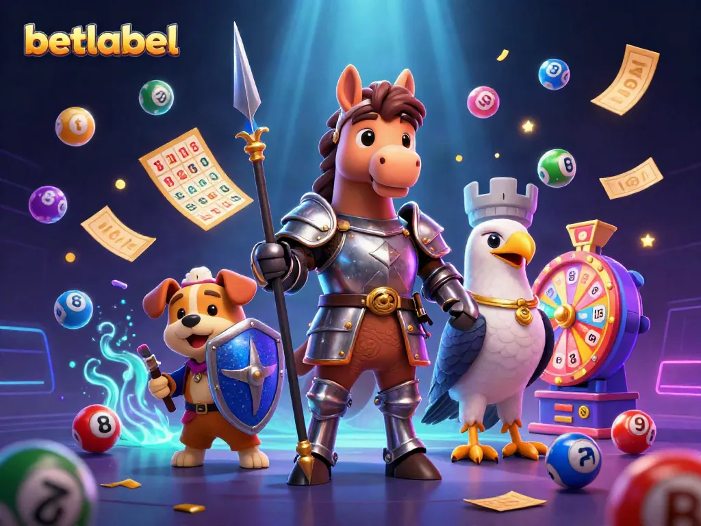 Betlabel brings the excitement of the lottery with vibrant elements in a captivating 3D scene.